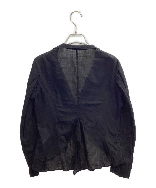 yohji yamamoto+noir（ヨウジヤマモトプリュスノアール）yohji yamamoto+Noir (ヨウジヤマモトプリュスノアール) カーディガン / NX-J05-003 ブラック サイズ:1の古着・服飾アイテム