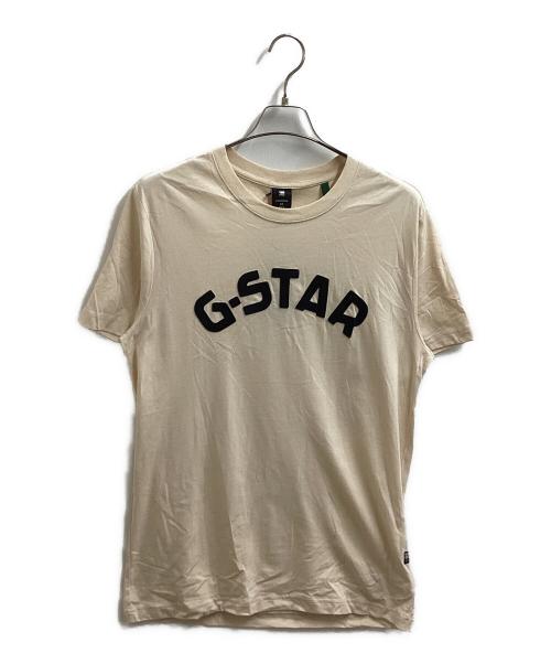 G-STAR RAW（ジースターロゥ）G-STAR RAW (ジースターロゥ) Tシャツ ベージュ サイズ:M 未使用品の古着・服飾アイテム