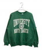 Championチャンピオン）の古着「カレッジスウェット / 90's / University of North Dakota / ノースダコタ大学」｜グリーン