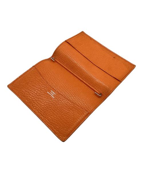 HERMES（エルメス）HERMES (エルメス) 手帳カバー / アジェンダ GM オレンジの古着・服飾アイテム