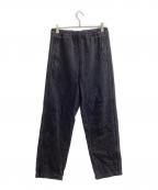 adidasアディダス）の古着「プレミアムデニム ファイヤーバード トラックパンツ / IT7483」｜ブラック