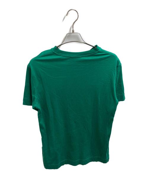 EMPORIO ARMANI（エンポリオ アルマーニ）EMPORIO ARMANI (エンポリオ アルマーニ) エンブレム刺繍Tシャツ グリーン サイズ:Mの古着・服飾アイテム