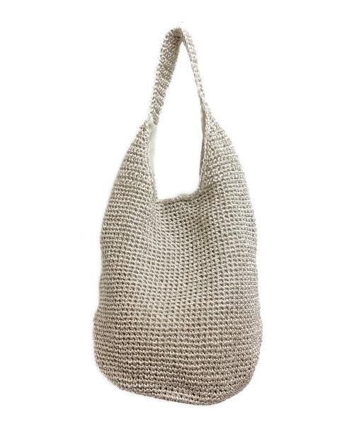 BEAUTY&YOUTH（ビューティーアンドユース）BEAUTY&YOUTH (ビューティーアンドユース) メタルコードワンハンドルショルダーバック シルバーの古着・服飾アイテム