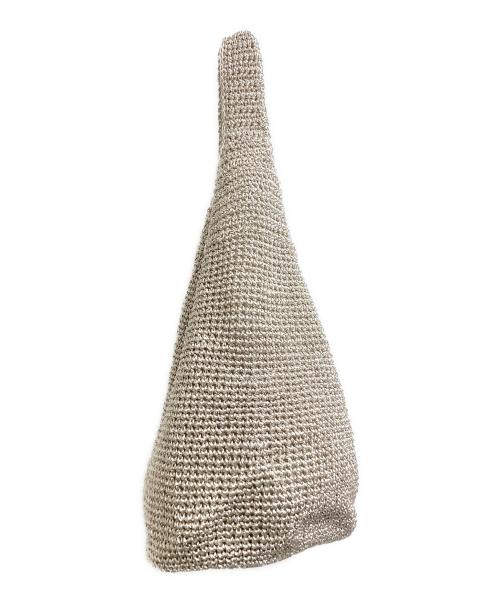 BEAUTY&YOUTH（ビューティーアンドユース）BEAUTY&YOUTH (ビューティーアンドユース) メタルコードワンハンドルショルダーバック シルバーの古着・服飾アイテム