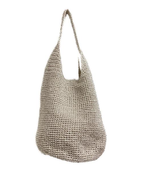 BEAUTY&YOUTH（ビューティーアンドユース）BEAUTY&YOUTH (ビューティーアンドユース) メタルコードワンハンドルショルダーバック シルバーの古着・服飾アイテム