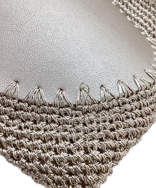 BEAUTY&YOUTH（ビューティーアンドユース）BEAUTY&YOUTH (ビューティーアンドユース) メタルコードワンハンドルショルダーバック シルバーの古着・服飾アイテム