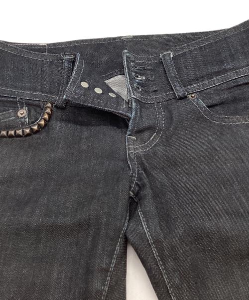 Hysteric Glamour（ヒステリックグラマー）Hysteric Glamour (ヒステリックグラマー) スタッズフレアデニムパンツ / 2AP-5471 インディゴ サイズ:XXSの古着・服飾アイテム
