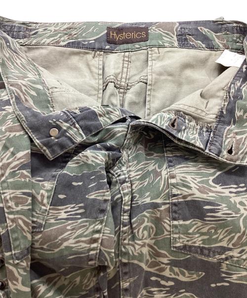 hysterics（ヒステリックス）hysterics (ヒステリックス) カモ柄ギミックパンツ　3AP-4501 オリーブ サイズ:XSの古着・服飾アイテム