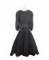 ebony eyes（エボニーアイズ）の古着「ebony eyes / エボニーアイズ / 変形プリーツワンピース」｜ブラック
