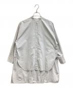 ADORE×THOMAS MASONアドーア×トーマスメイソン）の古着「ADORE / アドーア / THOMAS MASON / トーマスメイソン / COブロードシャツ / 531-2910011」｜ホワイト