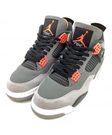 NIKE（ナイキ）の古着「ハイカットスニーカー Air Jordan 4 Retro "Infrared 23" エアジョーダン4　」｜グレー