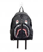A BATHING APEア ベイシング エイプ）の古着「NEON CAMO SHARK DAY PACK / ネオンカモシャークデイパック  001BAK301007M」｜ブラック