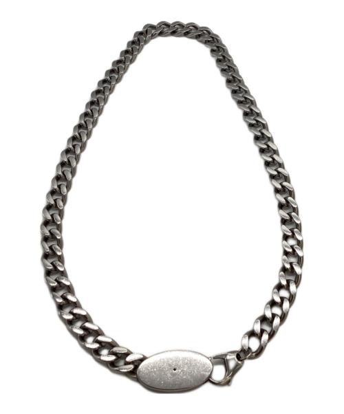 DIESEL（ディーゼル）DIESEL (ディーゼル) Stainless steel chain necklace / ステンレススチールチェインネックレス / Dx1509 シルバーの古着・服飾アイテム