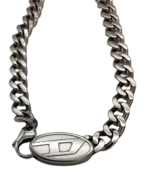 DIESEL（ディーゼル）DIESEL (ディーゼル) Stainless steel chain necklace / ステンレススチールチェインネックレス / Dx1509 シルバーの古着・服飾アイテム