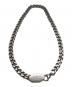 DIESEL (ディーゼル) Stainless steel chain necklace / ステンレススチールチェインネックレス / Dx1509 シルバー：15000円