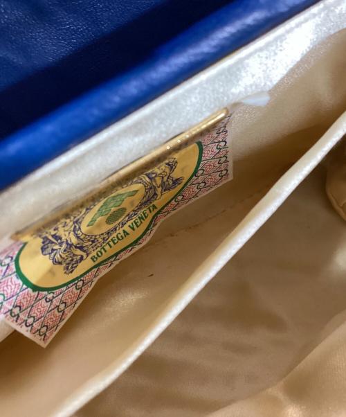 BOTTEGA VENETA（ボッテガベネタ）BOTTEGA VENETA (ボッテガベネタ) イントレチャート ミニショルダーバッグ　10900109143AZL ネイビーの古着・服飾アイテム