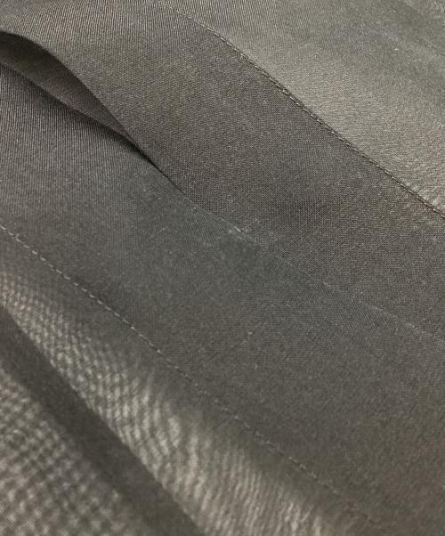 edition（エディション）edition (エディション) シルクオーガンフィットフレアシャツ　34-01-41-01015 ブラック サイズ:34の古着・服飾アイテム