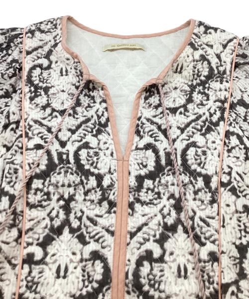 ne quittez pas（ヌキテパ）ne quittez pas (ヌキテパ) コットンドビーエスニックプリントドレス / 010412GC3 グレー サイズ:FREEの古着・服飾アイテム