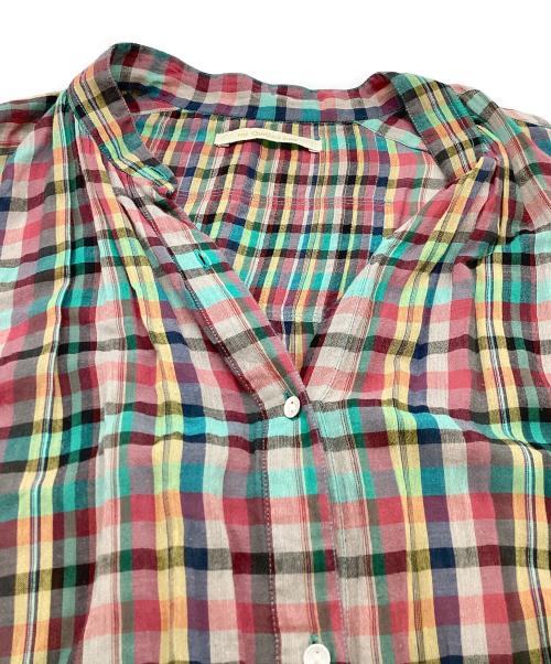 ne quittez pas（ヌキテパ）ne quittez pas (ヌキテパ) マドラス チェック ワンピース グリーン サイズ:Freeの古着・服飾アイテム