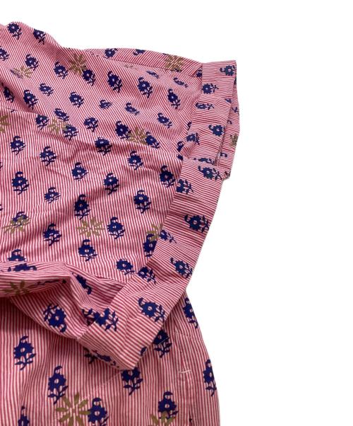 mala KALANCHOE（マーラ カランコエ）Mala KALANCHOE (マーラ カランコエ) フラワーモチーフ Vネックワンピース / 380421KD2 ピンク サイズ:FREEの古着・服飾アイテム