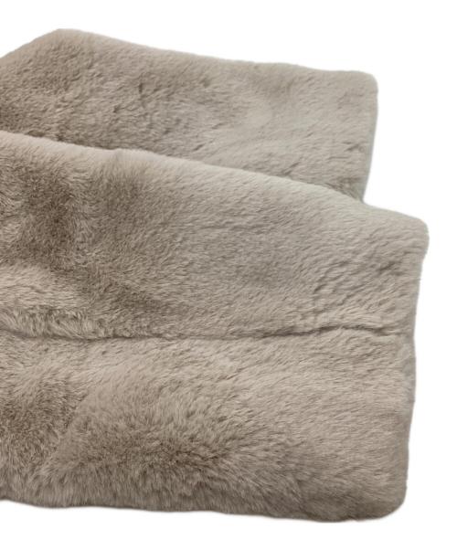 HERNO（ヘルノ）HERNO (ヘルノ) ダブルブレスト ファーコート / double-breasted fur coat /  アイボリー サイズ:42の古着・服飾アイテム