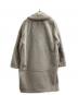 HERNO (ヘルノ) ダブルブレスト ファーコート / double-breasted fur coat /  アイボリー サイズ:42：40000円