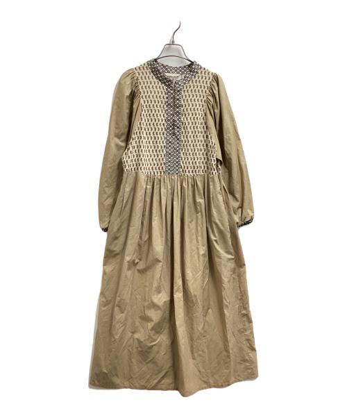 ADIEU TRISTESSE（アデュートリステス）ADIEU TRISTESSE (アデュートリステス) インポートプリントワンピース / B0113AFA042 ブラウン サイズ:FREEの古着・服飾アイテム