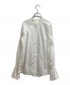 ETRE TOKYOエトレトウキョウ）の古着「キャンディースリーブタックシャツ / 1222510044」｜ホワイト