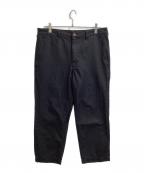COMME des GARCONS HOMME PLUSコムデギャルソンオムプリュス）の古着「ポリ縮絨 テーパードパンツ / PA-P059 / AD2019」｜ブラック