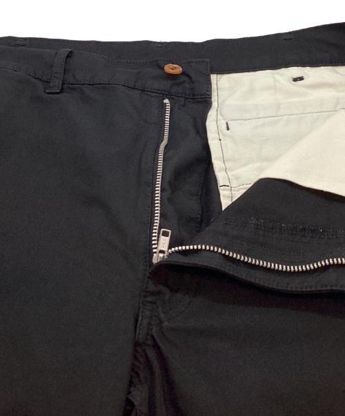 COMME des GARCONS HOMME PLUS（コムデギャルソンオムプリュス）COMME des GARCONS HOMME PLUS (コムデギャルソンオムプリュス) ポリ縮絨 テーパードパンツ / PA-P059 / AD2019 ブラック サイズ:Mの古着・服飾アイテム