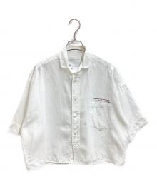 ticca（ティッカ）の古着「別注リネン半袖エンブロイダリーシャツ / Spick&Span / 0241401419」｜ホワイト