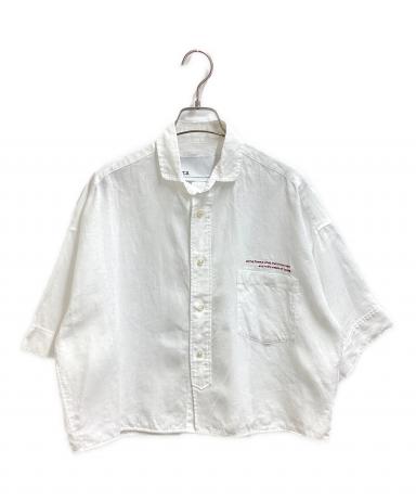 美品♪ティッカ 24ss リネン半袖エンブロイダイリーシャツ 白 tz5 中古・古着通販】TICCA (ティッカ) 別注リネン半袖エンブロイダリー