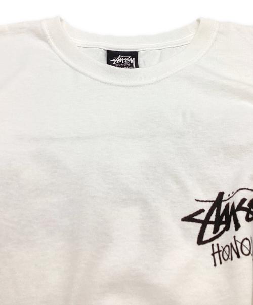 stussy（ステューシー）stussy (ステューシー) Honolulu Tee / ホノルル ホワイト サイズ:XLの古着・服飾アイテム