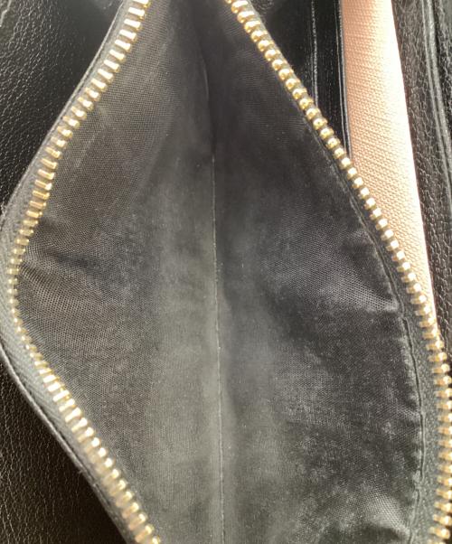 MIU MIU（ミュウミュウ）MIU MIU (ミュウミュウ) マドラスフィオッコ ロングウォレット / 5ML506 / 245 ブラックの古着・服飾アイテム