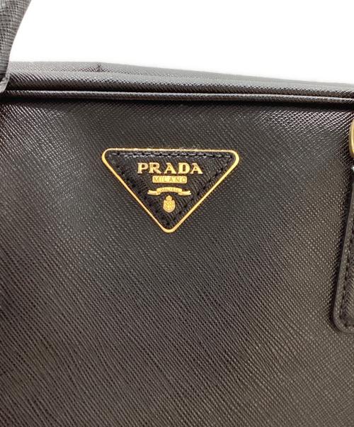 PRADA（プラダ）PRADA (プラダ) サフィアーノ ガレリア ハンドバッグ / Galleria Saffiano / ガレリア / BL094F / 173  ブラックの古着・服飾アイテム