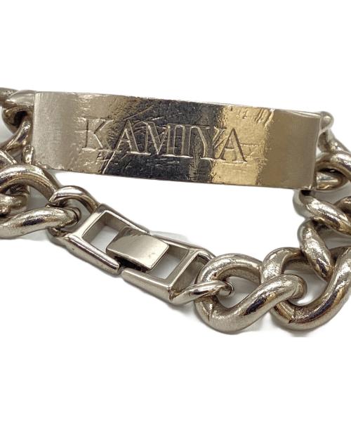 KAMIYA（カミヤ）KAMIYA (カミヤ) ID Bracelet / IDブレスレット シルバーの古着・服飾アイテム