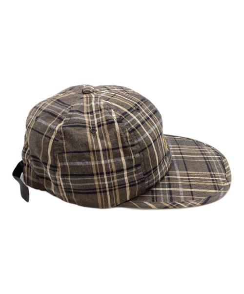 SEDAN ALL-PURPOSE（セダンオールパーパス）SEDAN ALL-PURPOSE (セダンオールパーパス) 25SS / Classic Logo Madras Plaid Cap / SD25S-CP05 ブラウンの古着・服飾アイテム