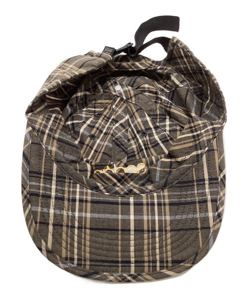 SEDAN ALL-PURPOSE（セダンオールパーパス）SEDAN ALL-PURPOSE (セダンオールパーパス) 25SS / Classic Logo Madras Plaid Cap / SD25S-CP05 ブラウンの古着・服飾アイテム