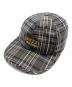 SEDAN ALL-PURPOSE（セダンオールパーパス）の古着「25SS / Classic Logo Madras Plaid Cap / SD25S-CP05」｜ブラウン