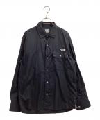THE NORTH FACEザ ノース フェイス）の古着「L/S Nuptse Shirt / ヌプシシャツ / NR11961」｜ブラック