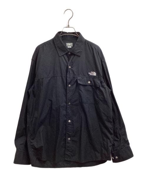 THE NORTH FACE（ザ ノース フェイス）THE NORTH FACE (ザ ノース フェイス) L/S Nuptse Shirt / ヌプシシャツ / NR11961 ブラック サイズ:Lの古着・服飾アイテム