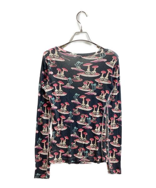 Hysteric Glamour（ヒステリックグラマー）Hysteric Glamour (ヒステリックグラマー) スカルマッシュルームカットソー / 2CL-0950 ブラック サイズ:FREEの古着・服飾アイテム