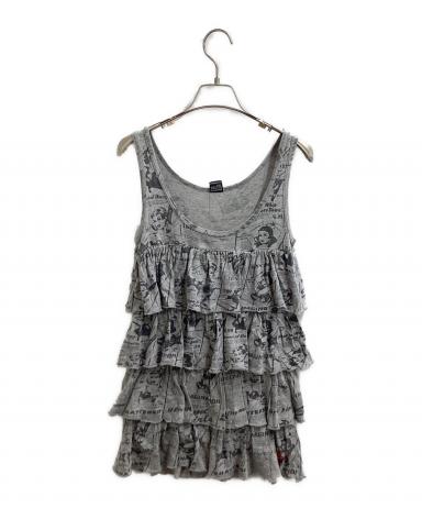 HYSTERIC GLAMOUR ローリングストーンズ フリルタンクトップ 希少 HYSTERIC GLAMOUR ローリングストーンズ フリルタンクトップ 希少