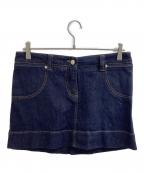 Vivienne Westwoodヴィヴィアンウエストウッド）の古着「デニムミニスカート / 357-01-23001」｜インディゴ