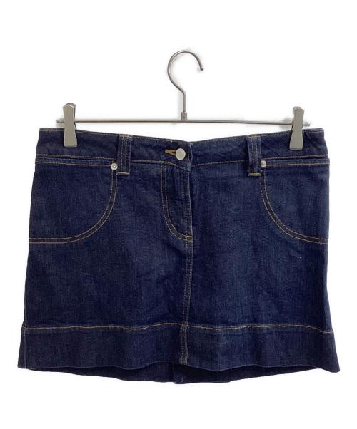 Vivienne Westwood（ヴィヴィアンウエストウッド）Vivienne Westwood (ヴィヴィアンウエストウッド) デニムミニスカート / 357-01-23001 インディゴ サイズ:2の古着・服飾アイテム