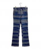 Hysteric Glamourヒステリックグラマー）の古着「ウミヘビフレアデニムパンツ / 2AP-9632」｜インディゴ