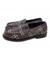 Gosha Rubchinskiy (ゴーシャラブチンスキー) BURBERRY (バーバリー) ノヴァチェックローファー バイオレット サイズ:41：9000円