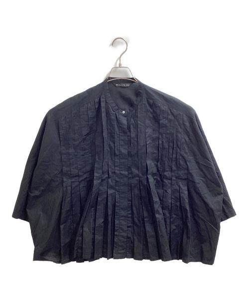 mizuiro-ind（ミズイロインド）mizuiro-ind (ミズイロインド) コットンボックスタックワイドシャツ / 1-239851 ブラック サイズ:不明(サイズ表記なし)の古着・服飾アイテム