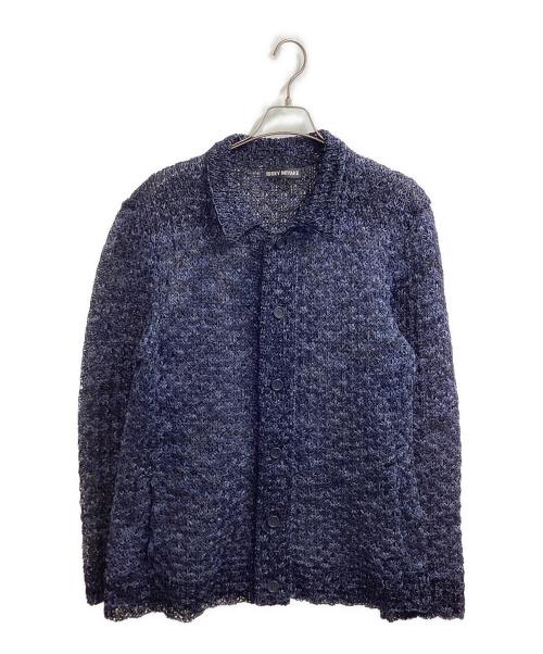 ISSEY MIYAKE（イッセイミヤケ）ISSEY MIYAKE (イッセイミヤケ) 10SS / 和紙ジャケット / ME01KO008　10SS  ブルー サイズ:4の古着・服飾アイテム