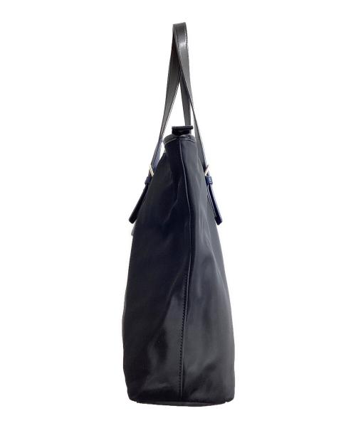 PAUL SMITH（ポールスミス）Paul Smith (ポールスミス) Paul Smith / ポールスミス / レザーハンドル ナイロントートバッグ ブラックの古着・服飾アイテム